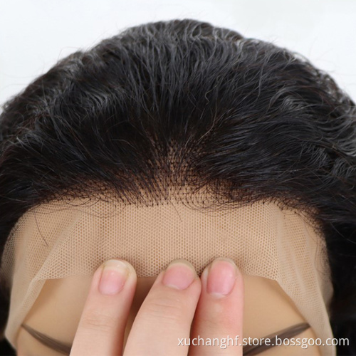 100% Peruvian 150 Density Perruque Full Lace Donor Hair Wig 360 Frontal Cheap Remy Human Hair Wigs For Black Women